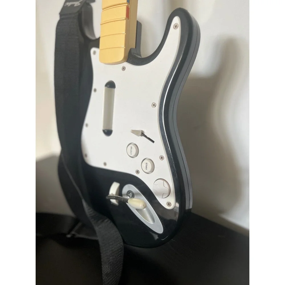 Rock Band‎ Fender Stratocaster Guitar Controller Black Wii Parts Only